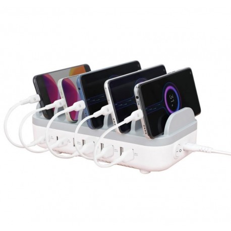 Docking Station Stazione di Ricarica 10 Porte USB 120W IPW-USB-MULTI3C7A