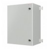 Armadio Rack 19'' a muro 17U grigio IP65 porta cieca prof. 600 mm I-CASE IP-1760GC2