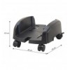 Supporto per PC in Plastica HIPS Regolabile Colore Nero