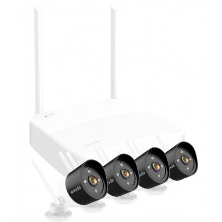 Kit di Sicurezza Video HD Wireless a 4 Canali Videocamere