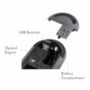 Mouse Wireless 2.4 GHz 1000dpi Nero