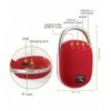 Mini Altoparlante Wireless BT V5.3 Speaker Luce LED Vivavoce TF USB Rosso