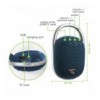 Mini Altoparlante Wireless BT V5.3 Speaker Luce LED Vivavoce TF USB Blu