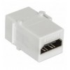 Adattatore Keystone HDMI F/F Tipo A per Pannelli Patch Bianco