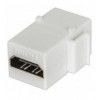 Adattatore Keystone HDMI F/F Tipo A per Pannelli Patch Bianco