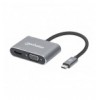 Convertitore USB-C™ a HDMI e VGA 4-in-1 con Power Delivery IADAP USB32-VGAPD
