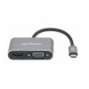 Convertitore USB-C™ a HDMI e VGA 4-in-1 con Power Delivery