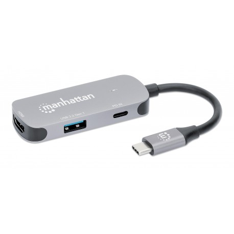 Convertitore USB-C™ a HDMI 3-in-1 con Power Delivery IADAP USB32-HDMIPD
