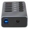 Hub USB3.2 Gen1 4 Porte + 1 Porta di Ricarica Rapida Interruttore On/Off