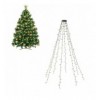 Catena Luminosa 200 Luci LED IP44 Bianco Caldo per Albero con Anello I-LED-TREE200