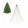 Catena Luminosa 400 Luci LED IP44 Bianco Caldo per Albero con Anello I-LED-TREE400