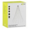 Catena Luminosa 400 Luci LED IP44 Bianco Caldo per Albero con Anello