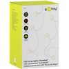 Stringa 20 LED Palle di Neve IP20 Bianco Caldo a Batteria con Timer