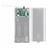 Stringa 20 LED Palle di Neve IP20 Bianco Caldo a Batteria con Timer