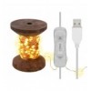 Bobina con Filo di Rame 100 Luci LED IP21 USB Interruttore On Off I-LED-CHAIN100YARN