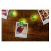 Stringa 10 LED con Clip Albero Natale per Appendere Foto IP20 con Timer