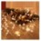 Stringa 10 LED Fiocchi di Neve IP20 Bianco Caldo a Batteria con Timer