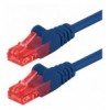 Cavo di Rete Patch in CCA Cat.6 Blu UTP 10 m ICOC CCA6U-100-BLG