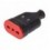 Presa Mobile in Gomma 10/16A 2P+T 250V Nero