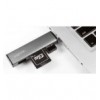Hub USB3.2 Gen2 2 Porte USB A con Lettore di Schede Card Reader
