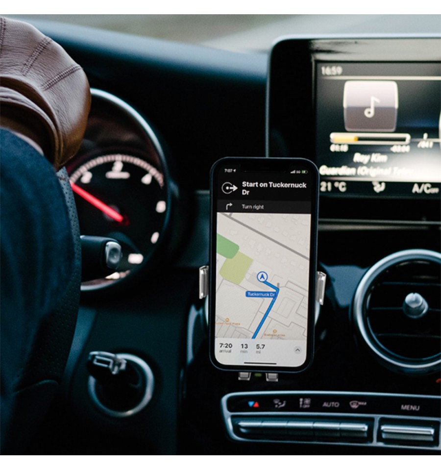 Supporto da Auto Ricarica Wireless per Smartphone da Presa d'aria  I-SMART-WRL277 Logilink