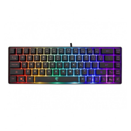 Tastiera Gaming USB 68 Tasti con Retroilluminazione LED RGB Nero ICSB-RONINB-US