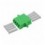 Adattatore Quadruplo LC/APC Monomodale Manicotto in Ceramica SC Duplex Verde