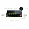 Switch 5 Porte Fast Ethernet a Lungo Raggio con 4 porte PoE+ e Switch DIP, ES-5104PH V2