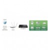 Switch Fast Ethernet 8 Porte a Lungo Raggio con 8 porte PoE+ e DIP Switch, ES-1008P V2