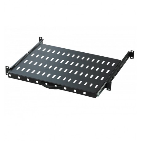 Mensola per Rack 19'' 600 mm Estraibile da 1U Nero I-CASE TRAY-51-BK