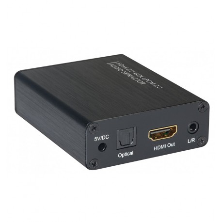Estrattore Audio LPCM 2CH da HDMI 4K 60Hz YUV4:4:4 IDATA HDMI-EA4K