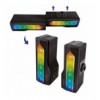 2 in 1 Gaming Sound System Soundbar e Speakers Bluetooth v5.0 Illuminazione RGB ICASBL-SB59