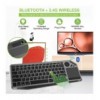 Tastiera Wireless Dual Mode Bluetooth & 2.4G per Smart TV Retroilluminata con Touchpad