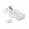  Confezione 50 plug RJ45 STP per Cavo Rigido/Flessibile Cat.6A