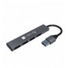 Hub USB-A 3.2 a 4 porte USB-A Slim in Metallo IUSB32-HUB4A-3U2SL
