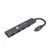Hub USB-C™ 3.2 a 4 porte USB-A Slim in Metallo IUSB32-HUB4C-3U2SL
