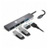 Hub USB-C™ 3.2 a 4 porte USB-A Slim in Metallo