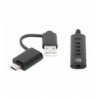 Cavo Adattatore 2-in-1 da USB-C™ e USB-A a Audio Stereo Aux da 3,5 mm
