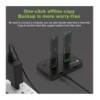 Docking Station Dual-Bay SSD M.2 NVME PCIe Sata 10 Gbps Duplicatori Clone Offline