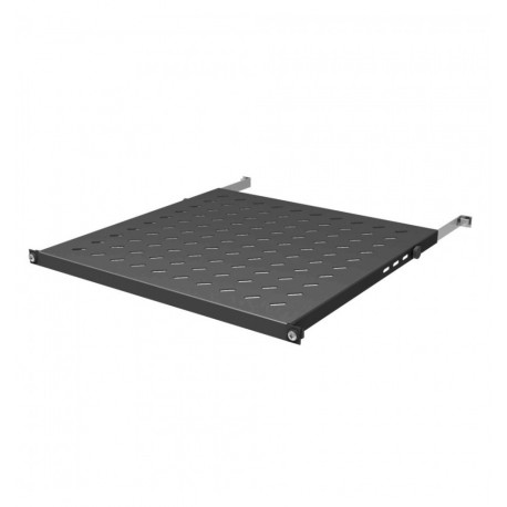 Mensola per Rack 19'' 550-650 mm 0.5U Nero 4 Punti I-CASE TRAY-0565B