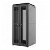 Armadio Server Rack 19'' 800x1000 42U Nero Porta Grigliata Doppio Battente serie Evolution Ventilato