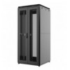 Armadio Server Rack 19'' 800x1000 42U Nero Porta Grigliata Doppio Battente serie Evolution Ventilato I-CASE EV-4281V2PBF