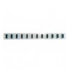 Pannello Frontale per Cassetto Ottico 1U 12 SC Duplex/LC OM3 Grigio I-CASE FOG-12SCD3