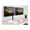 Supporto da Scrivania per 2 Monitor 13-27'' Installazione con Morsetto o Vite Passante