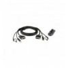 Kit cavo KVM di sicurezza USB DVI-D Dual Link da 3 m