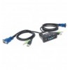 Mini KVM Switch 2 Porte USB con Audio IDATA KVM-522U