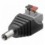 Adattatore Plug DC 2.1x5.5mm Maschio Terminal Block 2 pin con Pulsante
