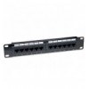 Pannello Patch per rack 10'' 12p UTP Cat.6A I-PP 12-R6AU-10