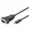 Cavo Convertitore Adattatore USB3.1 da USB-C™ Maschio a VGA Maschio ICOC MUSB31-VGA-018