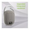 Mini Altoparlante Wireless BT V5.3 Speaker Luce LED Vivavoce TF USB Grigio ICASBL321GR